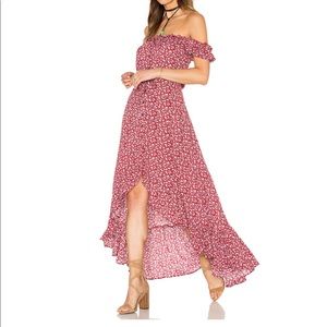 Auguste Willow Day Dress - Red Floral